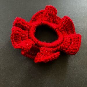 Handmade crochet scrunchies